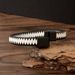 2PCS New Jewelry Simple And Fashionable Couple Men's Leather Stainless Steel Magnetic Buckle Bracelet_ipsvogv.com