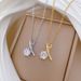 】 Cross 【 Love Zircon Light Luxury Charm Gorgeous Full Diamond Necklace Women's Versatile Clavicle Titanium Steel Chain 【 】_ipsvogv.com