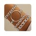 Hot Selling Exaggerated Thick Chain Brass Real Gold Electroplated Bracelet Female Hip Hop Geometric Ring Retro Bracelet_ipsvogv.com