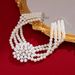 Tempeament, Small Fagance, Multi-layeed Peal Flowe Necklace, Women's Fench Bead Collabone Chain,_ipsvogv.com