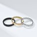 Ins niche square diamond titanium steel women's ring ring fashion temperament wear simple single tail ring hand jewelry_ipsvogv.com