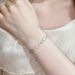 New S Pure Silver Micro Gourd Bracelet For Women, Simple And Niche, Diamond Inlaid Ins Bracelet, Ethnic Style Accessory_ipsvogv.com