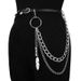 Metal Jewelry Trendy Punk Style Feather Waist Personalized Pants Chain Jeans Pendant_ipsvogv.com