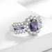 Live Streaming Hot Picking Color Treasure Zircon Women's Copper Material Polishing High Quality Index Finger Ring_ipsvogv.com