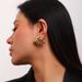 High-End Metal Ball Heavy Craft Designer Grape Cluster Brass Gold-Plated Silver Needle Stud Earrings_ipsvogv.com
