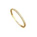 Round Zircon Wind Titanium Bracelet Minimally Stainless Steel Handpiece_ipsvogv.com