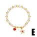 Charm Bracelets AS Jewelry New Fruit Cherry Grape Pendant Bracelet Pearl Gold Plated Bracelet Hand Jewelry Brm75_ipsvogv.com