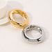 B2383 Smooth Plain Ring Round Exaggerated Classic Fashionable Spring Open Metal Style Bracelet_ipsvogv.com