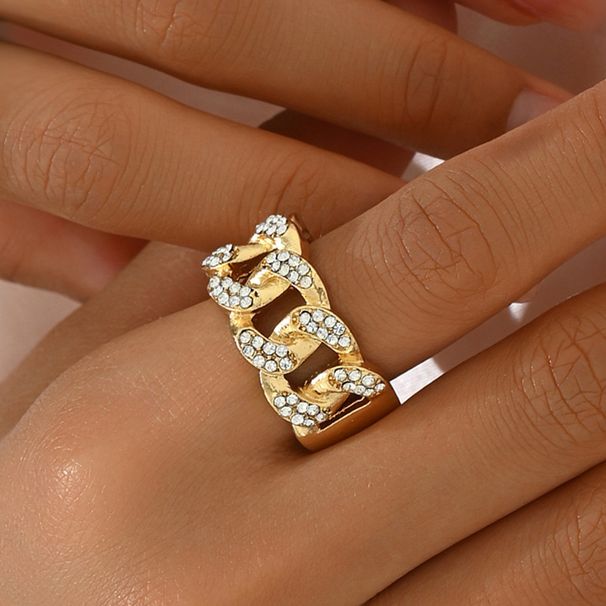 2024 hot selling new diamond inlaid niche cross winding design plain index finger versatile ring_ipsvogv.com