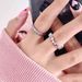 Niche Design Love Pink Diamond Zircon For Women With High Grade Sense Instagram Cool And Light Luxury Exquisite Index_ipsvogv.com