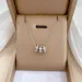 Necklaces Stainless Steel Cubic Zircon Geometric Small Waist Round Pendant Elegant Womens Party Sexy Clavicle Necklace_ipsvogv.com