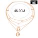 Jewelry Creative Beach Series Pearl Shell Leaf Simple Pendant Women's Necklace_ipsvogv.com