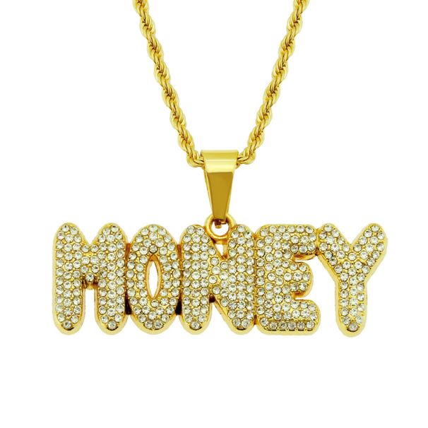 New accessories for men's trendsetters with diamond embellishments, money letters, hang tags, pendants, necklaces_ipsvogv.com