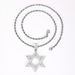 Hot Selling Hexagram Cubic Zirconia Star Of David Unisex Hip Hop Necklace Pendant_ipsvogv.com