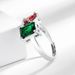 New High-end Emerald Love For Women, Not Fading, Personalized And Fashionable Bracelet Ring_ipsvogv.com