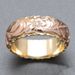 Cao Shi's New Exquisite Carved Rose Double Color Women's Wedding Gift Ring_ipsvogv.com