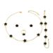 2024 Women's Bracelet Jewelry Set with Flower Diamond Set, Necklace, Earrings, Versatile, and Unique Rings_ipsvogv.com