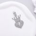 Alloy Niche Design Crown Love Pendant Personality Hip Hop Fried Dough Twists Necklace Classic Jewelry_ipsvogv.com