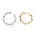 Donkey Stainless Steel Diamond Bamboo Chain Gold Hip Hop Titanium Steel Zircon Bracelet Men's Jewelry_ipsvogv.com