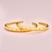 Women's Jewelry Twisted Couple Bracelet Titanium Steel Stainless Steel Full Diamond Five Pointed Star Open Bracelet_ipsvogv.com