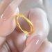 M Ö Bius 5G Ancient Method Inheritance Matte Solid Couple Pair Twisted Pattern Closed End Ring_ipsvogv.com