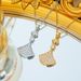 Full Diamond Small Skirt Low Luxury Necklace Women's Ins Simple Fan-shaped Skirt Pendant Internet Celebrity Hot Necklace_ipsvogv.com
