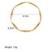 Non Fading Mobius Ring Gold Niche Design, Simple Irregular Bracelet, Women's Casual Circle, Atmospheric_ipsvogv.com