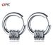 Men's Jewelry Circle Earrings Stainless Steel Personality Trend Retro Fashion Titanium Steel Earrings_ipsvogv.com