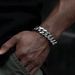 Men's Jewelry Hip Hop Stainless Steel Cuban Bracelet Spring Buckle Round Grinding Encryption Titanium Steel Men's Bracelet Jewelry_ipsvogv.com
