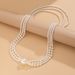 Jewelry Pearl Multi-layer Temperament Baroque Round Bead Long Necklace For Women_ipsvogv.com