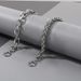 Titanium Steel Men's Trendy Hip-Hop Simple Bracelet OT Buckle Split Angle Flower Basket Chain Casual Style Hand Jewelry_ipsvogv.com