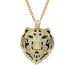 Unisex Hip Hop Accessories Tiger Pendant Agate Zircon Tiger Year Zodiac Hip Hop Pendant Men's Necklace_ipsvogv.com