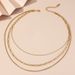 Snake Bone Chain Recomded, Three-layer Stainless Steel Necklace, Light Luxury, High-end, Niche Design Necklace For_ipsvogv.com