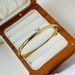 Women’s Jewelry Set Fashion Hot Selling Stainless Steel Water Drop Zircon Bracelet Round Peach Heart Smooth Buckle Waterproof Non Fading Bracelet_ipsvogv.com