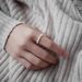 Natural Freshwater Pearl Female Niche Design, Elegant Elastic Ring, Fashionable And Gentle Folding Index Finger Ring_ipsvogv.com
