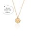 Personalized Gold Disc Coin Pendant Necklace Alloy Multi Layer Clavicle Chain Female G15020_ipsvogv.com