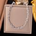 Uniquely Designed Neutral Style Multi-layer Chain Winding Interval Bead Stainless Steel Cross Necklace For Women_ipsvogv.com