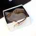 Simple Micro Inlaid Zircon Word Lady Bracelets For Women Temperament Exquisite Luxury Bangle Jewelry_ipsvogv.com