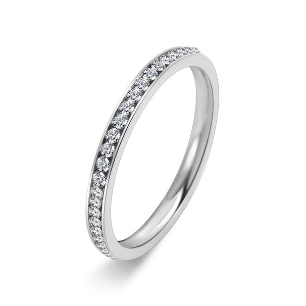 Women's Jewelry Stainless Steel Zircon Inlaid Ring Ladies Ins Net Red Gold Star Ring Jewelry_ipsvogv.com