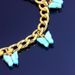 Hot Selling Titanium Steel Butterfly Anklet Colorful Acrylic Pendant Insect Butterfly Anklet for Women_ipsvogv.com