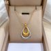 Full Body 【 Titanium Steel 】 Double Layer Water Droplet Personality Extremely Simple Wind Furnace, Real Gold Necklace 【 】 Furnace,_ipsvogv.com