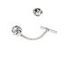 Men's Jewelry Fashion Tie Clip Accessories Handmade Round Metal Tie Tack Tie Pin_ipsvogv.com