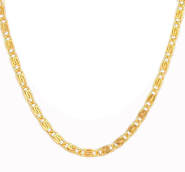Women's Jewelry Necklace Chain Gold Plated Necklace K Copper Jewelry_ipsvogv.com