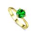 Classic fashionable and simple women's ring Zircon micro inlaid rose gold plated engagement ring_ipsvogv.com