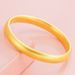 Simplified 3D Hard Heart Scripture Inheritance For Women, Brass Gold-plated Couple, Vietnamese Sand Gold_ipsvogv.com