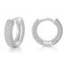 New Full Diamond Round Ear Buckle Copper High-end Light Luxury Earrings Temperament Simple Zircon Earrings_ipsvogv.com