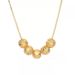 Titanium Steel Colorless Round Bead Necklace with Five Blessings at the Door, Small and Luxury Inns, Cold and Wind_ipsvogv.com