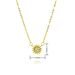 Devil's Eye Necklace Pendant Female Sun Totem Clavicle Chain Does Not Fade Personality Versatile Female_ipsvogv.com