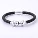 Bracelet 1pc New Men's Cowhide Ghost Head Bracelet Punk Style High Quality Skulls_ipsvogv.com