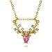 Micro Inlaid Deer Head Necklace For Girls Light Luxury Niche Design High End New Clavicle Chain Strong Chain Summer Gift_ipsvogv.com